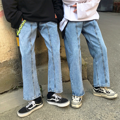 Free Shipping-VINTAGE FRONT STITCH JEANS