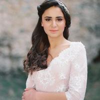 New West Country Beach Wedding Dresses A Line V Neck 3/4 Long Sleeve Boho Wedding Dress Custom Made Elegant Vestidos De Novia - Thumbnail 2