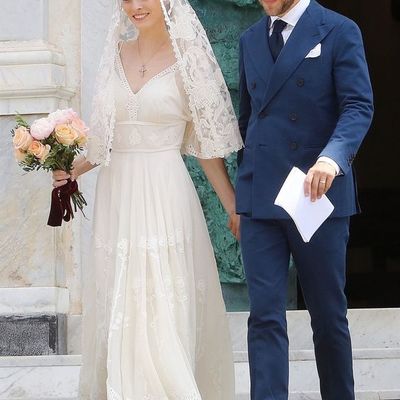 Modest west country wedding dresses a line v neck bohemian wedding dress tea length