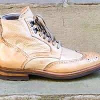 Handmade leather lace up dress boots for men lace up boots custom made man boots - Thumbnail 1