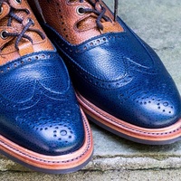 Handmade leather lace up dress boots for men lace up boots custom made man boots - Thumbnail 2