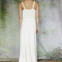 Simple Bohemian Wedding Dress, Boho Wedding Dress, Strapless Wedding Dresses Bridal Dress, Elegant Wedding Gown Bridal Gown,416 - Thumbnail 2