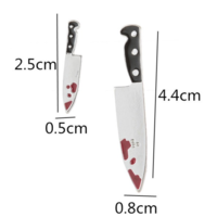 Free Shipping-KNIFE EARRINGS - Thumbnail 3