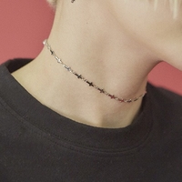 Free Shipping-LITTLE CROSS CHOKER NECKLACE - Thumbnail 1