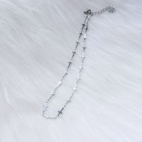 Free Shipping-LITTLE CROSS CHOKER NECKLACE - Thumbnail 3