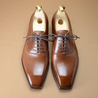 New Handmade Men's Brown Oxford Lace Up Fashion Shoes, Men Formal Dress shoes