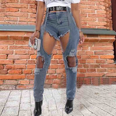 Sexy High Waist Cowboy Pants