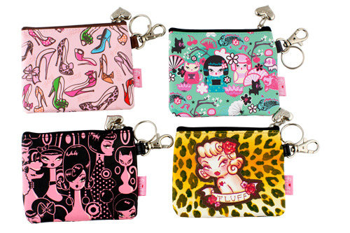 Vinyl ID Wallet Keychain by Fluff