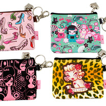 Vinyl ID Wallet Keychain by Fluff