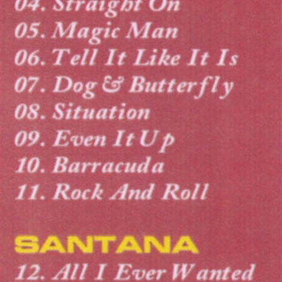 Santana & heart concert for the americas dvd