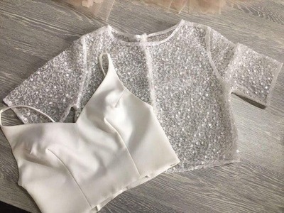 Sparkly Two Piece Top 