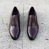Handmade Men's Brown Lace Up Business Dress Shoes, Real Leather Shoes - Thumbnail 4