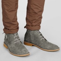 New HANDMADE MEN GRAY COLOR SUEDE LEATHER BOOT, MEN ANKLE BOOT, MEN SUEDE BOOTS - Thumbnail 4