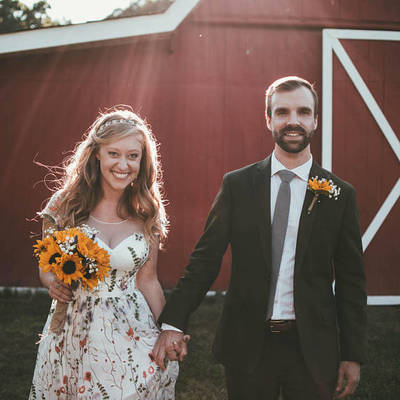Flower wedding dress in white, floral wedding dress with sleeves, white bridal gown, white wedding gown, tulle wedding dress long，437 - Thumbnail 5