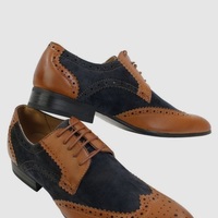 New Men’s Leather and suede high quality cap-toa shoes,men stylish shoes - Thumbnail 3