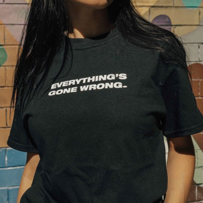 Free shipping-"everything's gone wrong" tee - Thumbnail 3