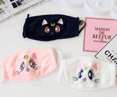 Sailor Moon Luna Cat Face Mask