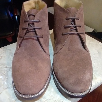 Handmade suede leather chukka jodhpurs boots for men custom boots for men - Thumbnail 4