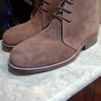 Handmade Suede leather Chukka jodhpurs boots for men custom boots for men - Thumbnail 2