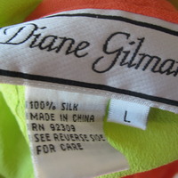 Silk Neon Color Blocked Tank - Thumbnail 2