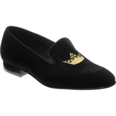 New handmade men velvet embroiery loafer slippers, men moccasin slippers