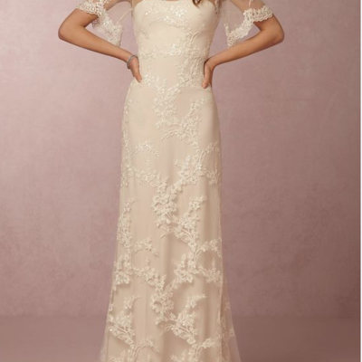 Lace wedding dress,bridal gown 2017,sheathy sexy lace wedding dress,456 - Thumbnail 5