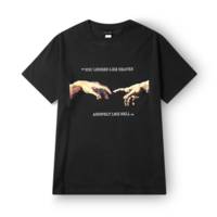 "YOU LOOKED LIKE HEAVEN AND I FELT LIKE HELL" T SHIRT - Thumbnail 3
