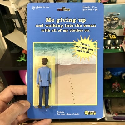 Giving Up Action Figure (Blue Jacket) - Ltd. Ed. of 10