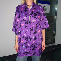 Free Shipping-BUTTERFLY BLOUSE  - Thumbnail 3