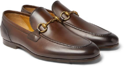 Handmade Men Brown Leather Splito Design Loafer Shoes