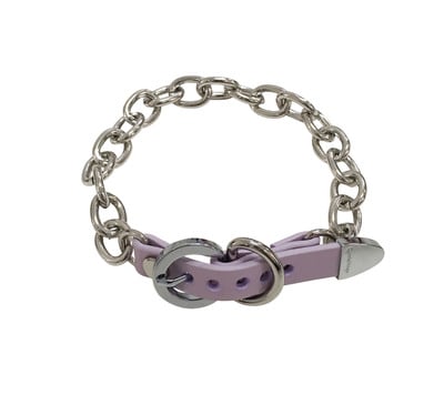 VIV Choker ( Lilac + Silver )