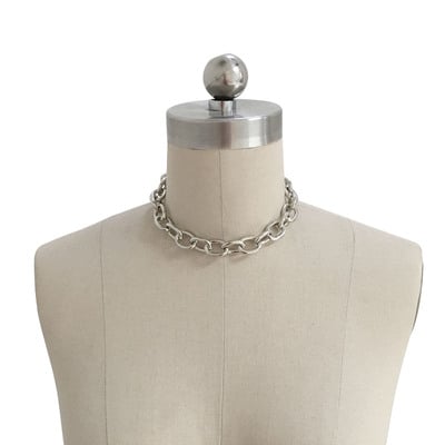 Viv choker ( lilac + silver )