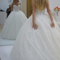 Sparkly Sweetheart Wedding Dresses Bridal Gown  - Thumbnail 1