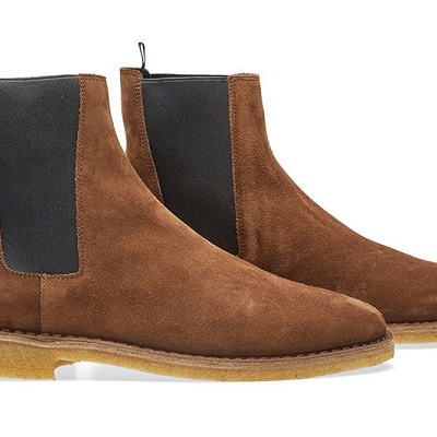 Men chelsea ankle boots brown men chelsea dress boot crepe sole - Thumbnail 2