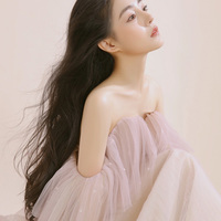 Cute tulle long prom dress formal dress - Thumbnail 2