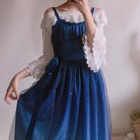 Starry Sky Gradient Lace Dress - Thumbnail 1