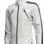 Men Handmade White Leather Fashion Casual Wear Jacket-1