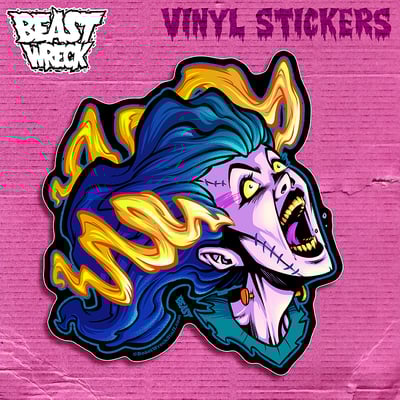 Bride of funkenstein sticker - Thumbnail 4