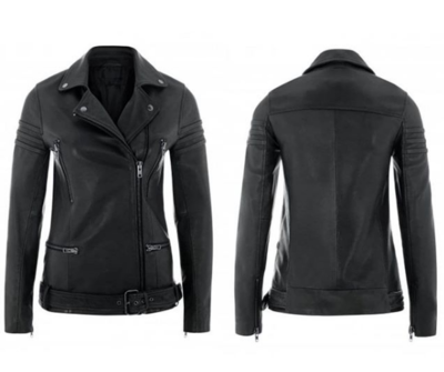Handmade Men Black Bomber Fashion Leather Formal Wear Jacket