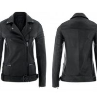 Handmade Men Black Bomber Fashion Leather Formal Wear Jacket - Thumbnail 4