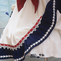 Navy style Princess skirt JSK bow dress - Thumbnail 3