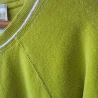 Neon Yellow Off-Shoulder Zip Sports Top - Thumbnail 1
