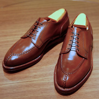 Decent Handmade Brown Casual Lace Up Shoes In Genuine Leather For Men - Thumbnail 1
