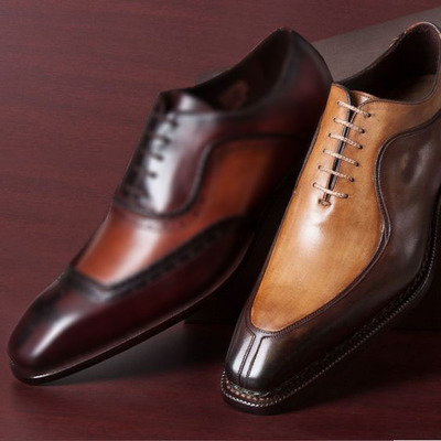 Awesome Handmade Dark Brown Beautiful Split Toe Lace Up Formal Leather Shoes For Men