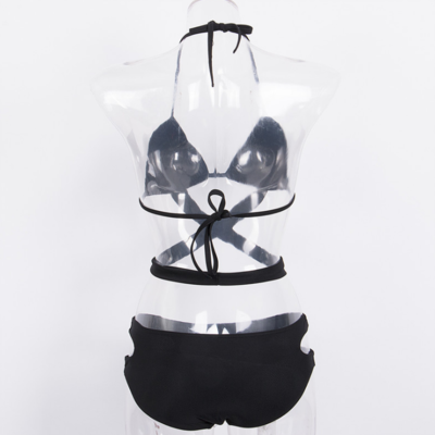 Fashion hollow high waist bikini swimsuit swimwear