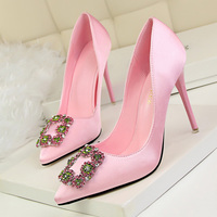 Sexy Rhinestone High Heels Shoes F8772 - Thumbnail 3