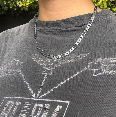 Free Shipping-FLAT CHAIN NECKLACE