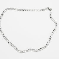 Free Shipping-FLAT CHAIN NECKLACE - Thumbnail 1