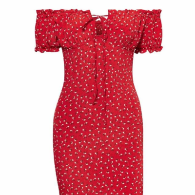 Fashion slim sexy print dress