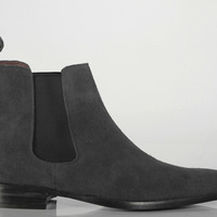 Men Black Chelsea Boots, Men Ankle Boot, Men Dress Boots - Thumbnail 1